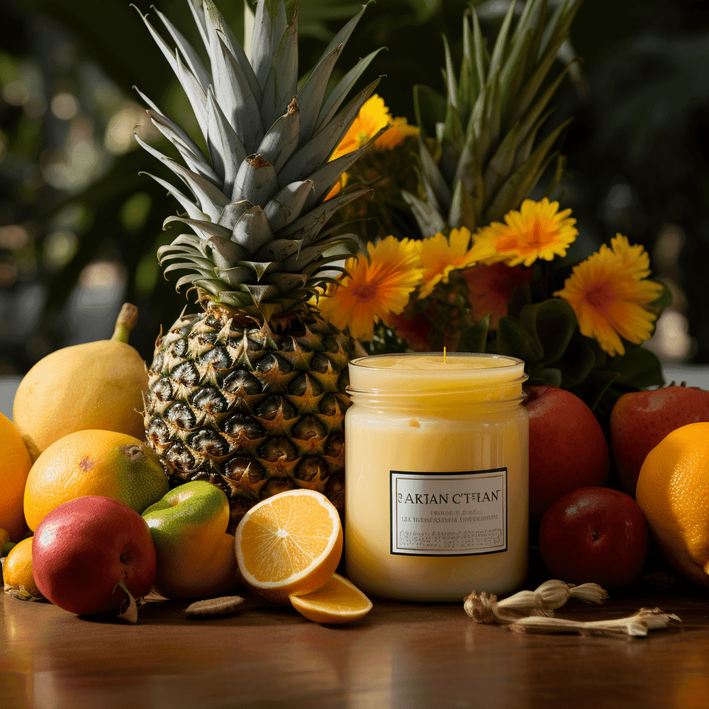 שמן ריח - אננס תפוח והדרים טריים. - שיאננדה