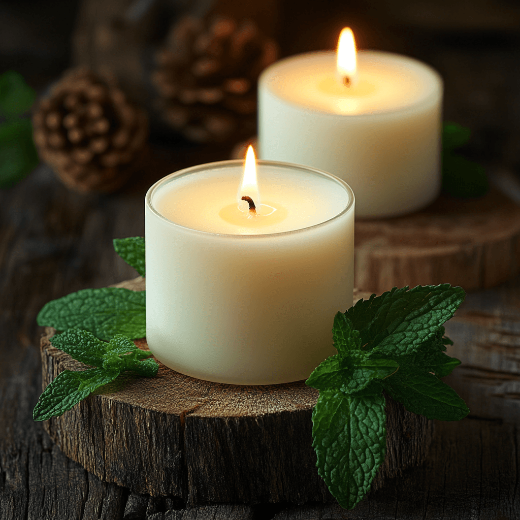 שמן ריח - מחטי אורן ועלי מנטה. - שיאננדה