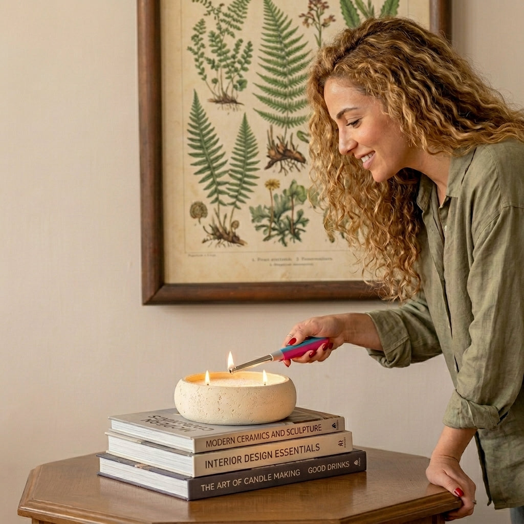 אבקת נרות JustWax SN700 להכנת נרות ברגע - שופכים לכלי, מציבים פתיל ומדליקים