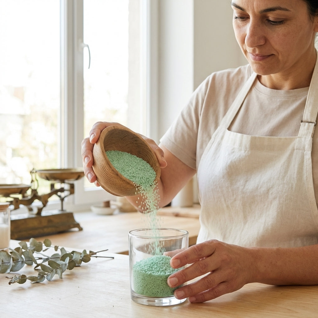 אבקת נרות JustWax SN700 להכנת נרות ברגע - שופכים לכלי, מציבים פתיל ומדליקים